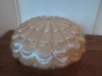 Design glazen plafonnière - jaren 60/70, Ophalen of Verzenden, Zo goed als nieuw, Glas, Mid Century Chic