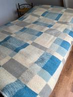 Wollen deken, Ophalen, Gebruikt, Blauw, Tweepersoons