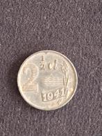 munt Nederland 2 1/2 cent 1941 zink, Ophalen of Verzenden, Koningin Wilhelmina, Overige waardes, Losse munt