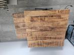 Bijzettafel industrieel, Minder dan 55 cm, Rond, Zo goed als nieuw, Hout