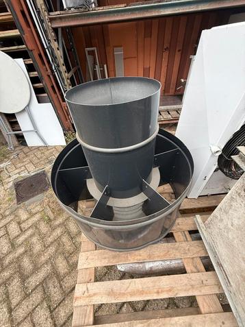 Zgan Industriële ventilator / afzuiging regenkap exreem weer beschikbaar voor biedingen