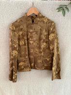 Zijden Jasje Oosterse Stijl Maat 40, Maat 38/40 (M), H&M, Bruin, Ophalen of Verzenden