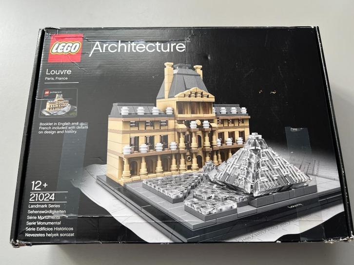 Lego Architecture 21024 Louvre, Kinderen en Baby's, Speelgoed | Duplo en Lego, Gebruikt, Lego, Complete set, Ophalen of Verzenden