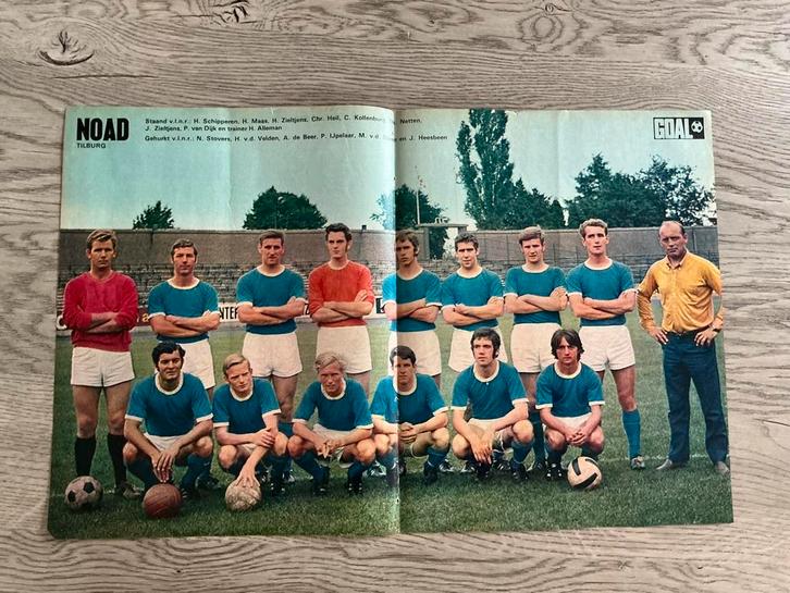 NOAD Tilburg, elftalposter en diverse artikelen, Verzamelen, Sportartikelen en Voetbal, Gebruikt, Poster, Plaatje of Sticker, Overige binnenlandse clubs