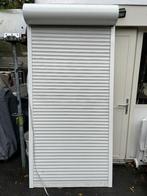 handbediend  wit harol deur rolluik breed 1.10 x 2.30,5 hoog, Ophalen, Gebruikt, 100 tot 150 cm, 200 cm of meer