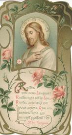 2 Mooie oude devotieprenten van Christus, Ophalen of Verzenden, Zo goed als nieuw, Kaart of Prent, Christendom | Katholiek