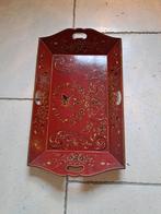 Dienblad Hindelopen stijl, Huis en Inrichting, Woonaccessoires | Dienbladen, Ophalen, Zo goed als nieuw, Rechthoekig, Hout