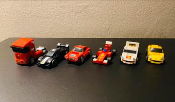 Lego 30190 tot 30195 Shell race autos beschikbaar voor biedingen