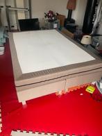 Gratis bed - dit weekend ophalen!, Ophalen, Gebruikt, Beige, Tweepersoons