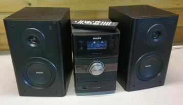 Philips stereo set mcm-305 met zwaardere speakers