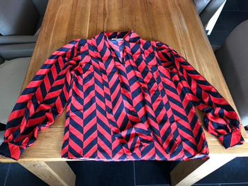 Rood/blauwe Fifth House blouse, maat 40 beschikbaar voor biedingen