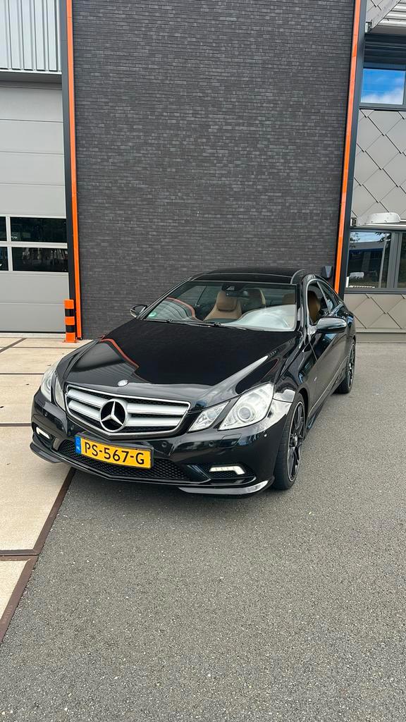 Mercedes-Benz E-Klasse 3.0 CDI E350 Coupe AUT 2009 Zwart, Auto's, Mercedes-Benz, Bedrijf, E-Klasse, Trekhaak, Diesel, E, Coupé