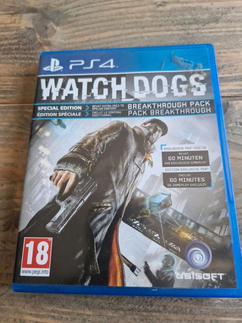 Watch Dogs - Special D1 Edition, Spelcomputers en Games, Games | Sony PlayStation 4, Zo goed als nieuw, Avontuur en Actie, 1 speler