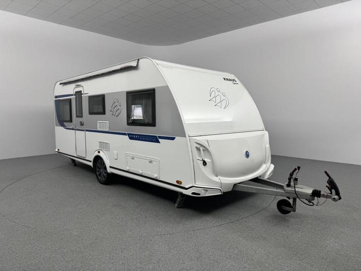 Knaus Sport 500 EU Silver Bankairco €1000,- CARAVANVOORDEE, Caravans en Kamperen, Caravans, Bedrijf, tot en met 2, Rondzit, Knaus