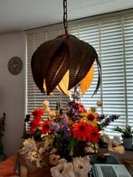 Lamp met koperen bladeren, Ophalen, Zo goed als nieuw, Brocante, vintage, Metaal
