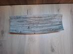 Houten dienblad, model boot, Ophalen, Zo goed als nieuw, Rechthoekig, Hout