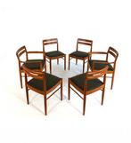 6x gerestaureerde Deense eetkamerstoel, Bramin ‘70, Huis en Inrichting, Stoelen, Hout, Ophalen of Verzenden, Zo goed als nieuw