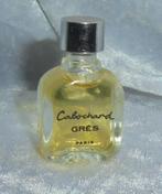 Volle parfum mini - Gres Cabochard zilveren dop, Ophalen of Verzenden, Miniatuur, Zo goed als nieuw, Gevuld