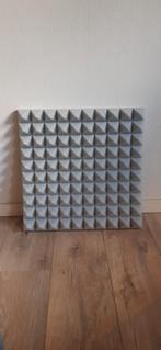 Nieuwe akoestische foam panelen studio 50x50x6cm licht grijs, Ophalen of Verzenden, Nieuw, Overige merken