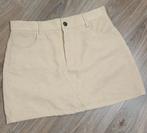 Ribstof rok, Kleding | Dames, Ophalen of Verzenden, Zo goed als nieuw, Beige, Boven de knie