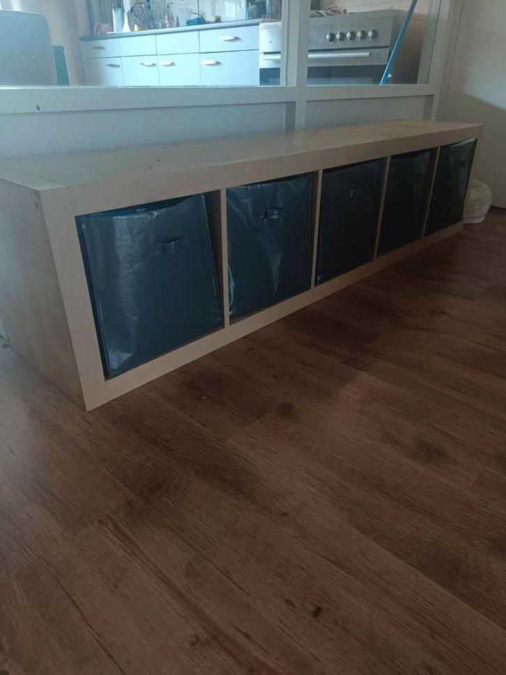 Vakkenkast / Opbergkast - 184cm breed, Huis en Inrichting, Kasten | Vitrinekasten, Ophalen