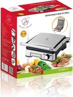 Paninigrill - contactgrill  Royal Swiss SLG6001-18, Ophalen of Verzenden, Nieuw, Rvs, Pannenset