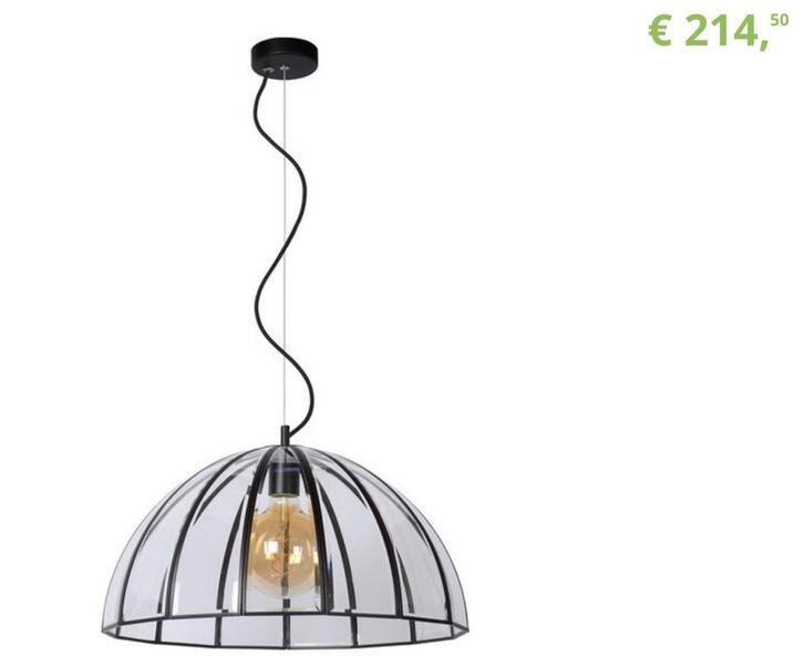 Lucide hanglamp, Huis en Inrichting, Lampen | Hanglampen, Nieuw, 75 cm of meer, Glas, Ophalen