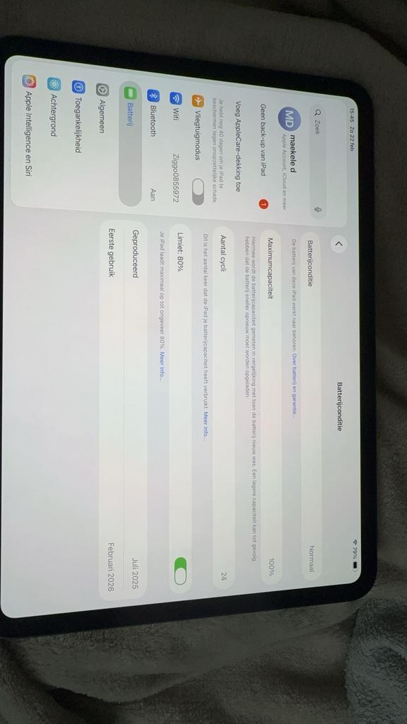 iPad Pro M5 (2025) 256GB - Nieuwstaat met bon & verzekering, Computers en Software, Apple iPads, Zo goed als nieuw, Apple iPad Pro
