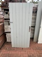 Hardhouten Buitendeur - Stevig en Betrouwbaar, Ophalen, Gebruikt, 80 tot 100 cm, Buitendeur