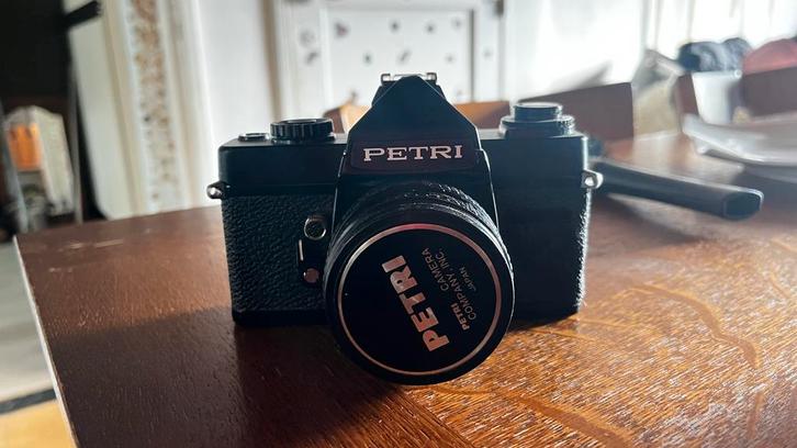Petri Analoge Camera, Audio, Tv en Foto, Fotocamera's Analoog, Gebruikt, Spiegelreflex, Overige Merken, Ophalen of Verzenden