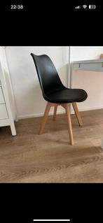 Zgan! Stoel zwarte eetkamerstoel, bureaustoel, Huis en Inrichting, Stoelen, Ophalen, Zwart, Zo goed als nieuw, Eén