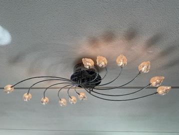 Fantastisch mooie plafonnière chromen plafondlamp beschikbaar voor biedingen