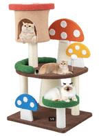 Brand new Costway colourful mushroom cat tower scratch post, Dieren en Toebehoren, Ophalen, Nieuw, Krabpaal