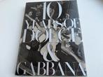 10 years od Dolce and Gabbana koffietafelboek, Ophalen, Zo goed als nieuw, Overige onderwerpen