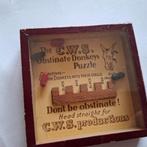 vintage obstinate Donkeys puzzle, Antiek en Kunst, Antiek | Speelgoed, Verzenden
