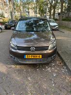 Volkswagen Touran 1.4 TSI 103KW Dsg7 Cross 2011 Bruin, Auto's, Euro 5, 74 €/maand, Beige, 4 cilinders