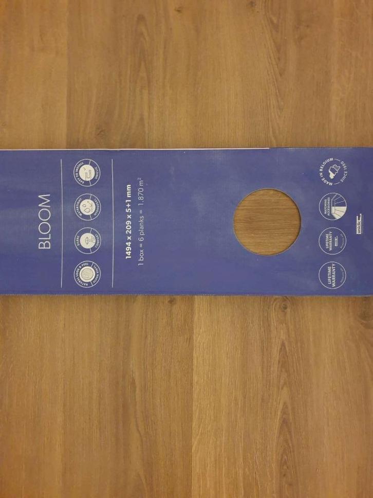 Quickstep Alpha Vinyl Bloom Botanische karamel eik 1,56m2, Doe-het-zelf en Verbouw, Vloerdelen en Plavuizen, Nieuw, Laminaat, Hout