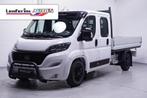 Fiat Ducato 2.2 Mjet 140 pk Dubbel Cabine 7p Black&White Edi, Stof, Gebruikt, 4 cilinders, Wit