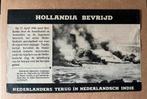 Pamflet/flyer bevrijding hollandia Pacific WO2, Verzamelen, Militaria | Tweede Wereldoorlog, Ophalen of Verzenden, Overige soorten