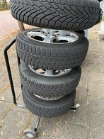 Winterbanden op Alu Velg 155/65 R14 - Continental & Masterst, Auto-onderdelen, Banden en Velgen, Ophalen, 14 inch, Gebruikt, 155 mm
