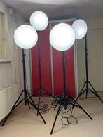 Studio lampen (4) Falcon Eyes 5250 met statief, Ophalen, Zo goed als nieuw, Lamp of Flitsset