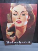 6 retro / vintage posters HEINEKEN, Ophalen of Verzenden, Gebruikt, Reclamebord, Plaat of Schild, Heineken