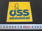 sticker oss winkelstad, Ophalen, Zo goed als nieuw, Bedrijf of Vereniging
