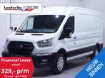 Ford Transit 2.0 TDCI 170 pk Automaat L3H2 Trend Airco,Trekh, Parkeercamera, Stof, Gebruikt, Wit