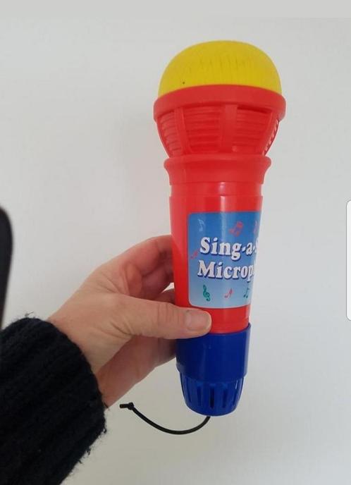 kinder echo microfoon ' Sing a song microphone', Kinderen en Baby's, Speelgoed | Overig, Zo goed als nieuw, Jongen of Meisje, Ophalen