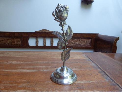 Vintage tinnen roos, Antiek en Kunst, Antiek | Woonaccessoires, Ophalen of Verzenden