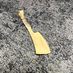 14 karaat gouden hanger bijl hak mes slager kapmes, Ophalen of Verzenden, Zo goed als nieuw, Goud, Kruis of Symbool