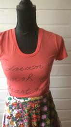 Roze shirtje “ A dream is A wish your heart makes”, Kleding | Dames, T-shirts, Ophalen of Verzenden, Roze, Zo goed als nieuw, Maat 36 (S)
