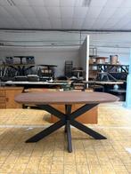 Deens ovale walnoten eettafel 160x90, Huis en Inrichting, Tafels | Eettafels, Ophalen, Gebruikt, 50 tot 100 cm, 150 tot 200 cm