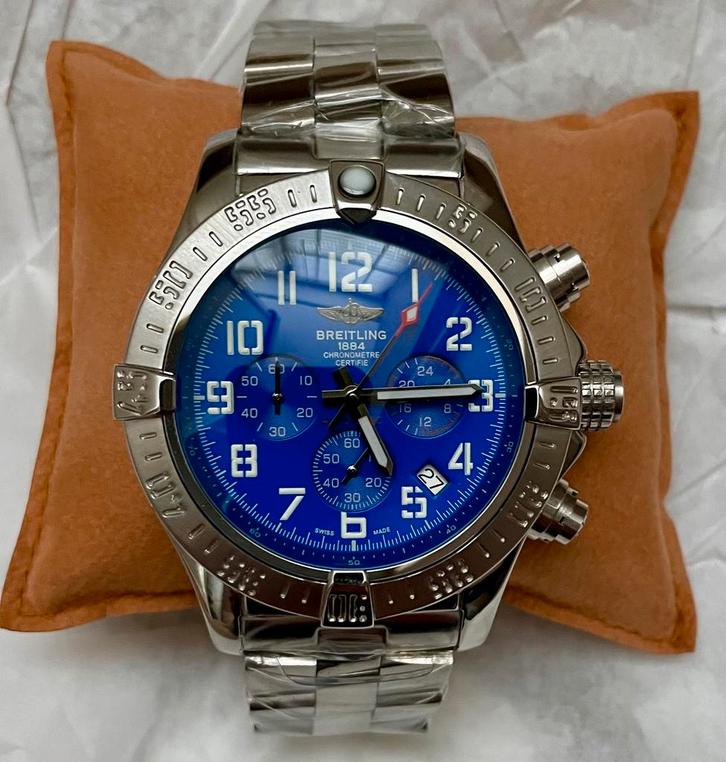 Breitling Certifie Chronometre, Sieraden, Tassen en Uiterlijk, Horloges | Heren, Nieuw, Polshorloge, Breitling, Staal, Staal, Ophalen of Verzenden